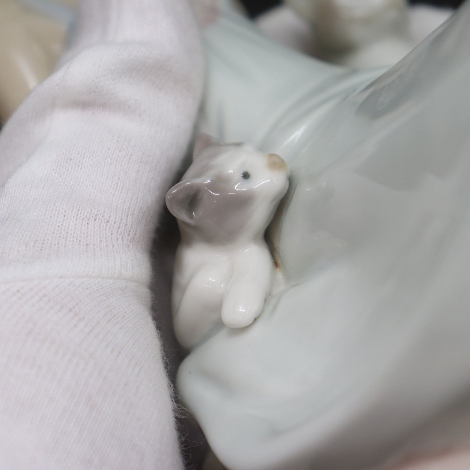 ITS5UFEIABXM LLADRO リヤドロ 猫とおしゃべり# 5443 少女 女の子 ねこ 