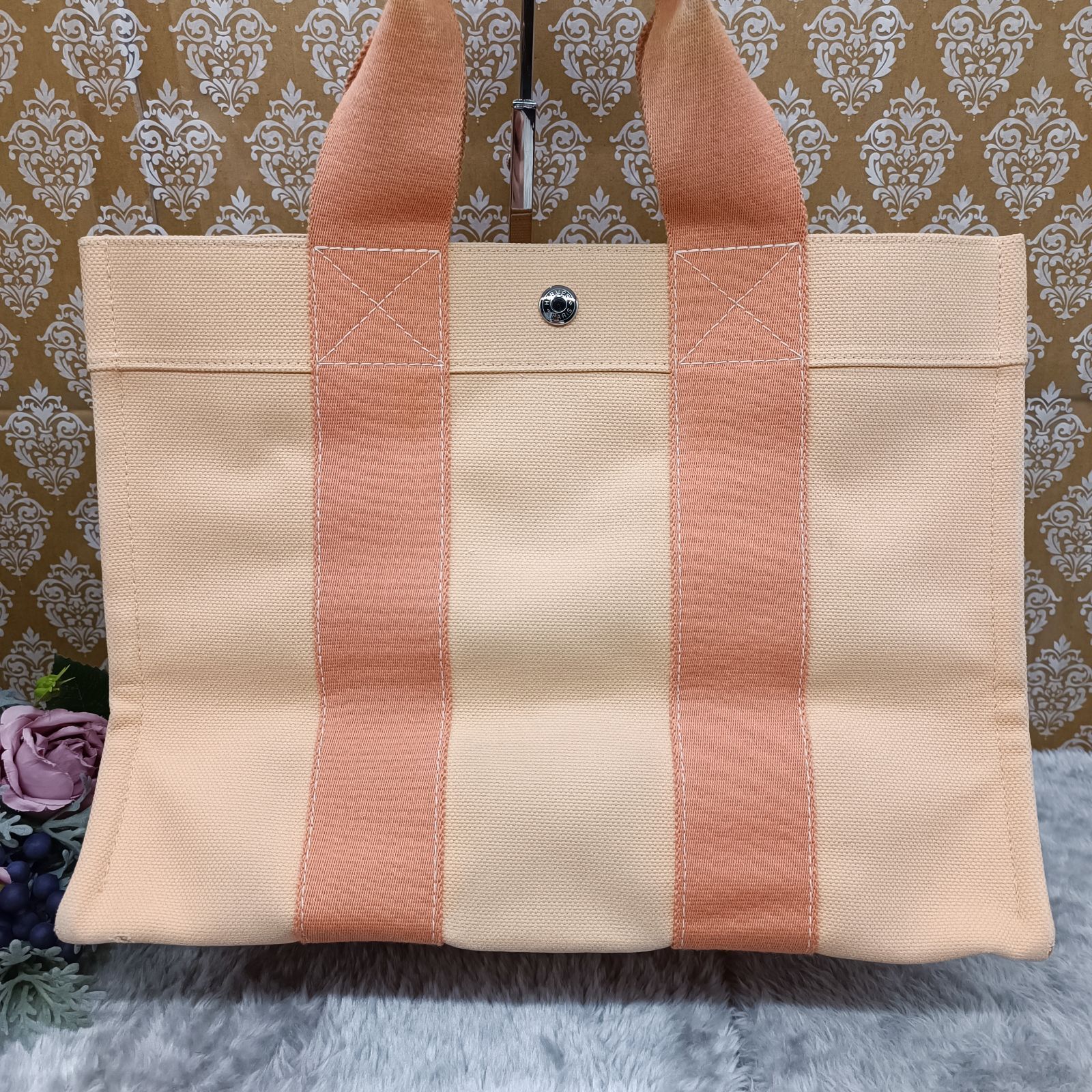 美品Hermès エルメス コキアージュ PM ベージュ トート✦ポーチ付