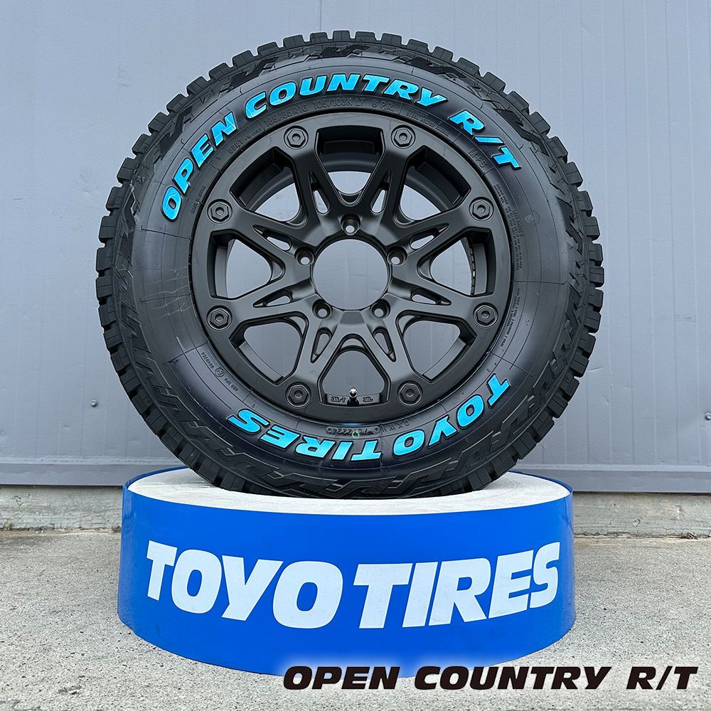 人気 ジムニー タイヤホイールセット TOYO オープンカントリーRT 185/85R16 ホワイトレター 16インチ BDX08 新品4本セット -  メルカリ