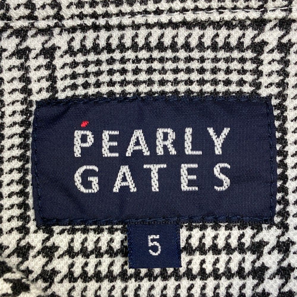 PEARLY GATES パーリーゲイツ ボタンダウン 長袖シャツ チェック柄