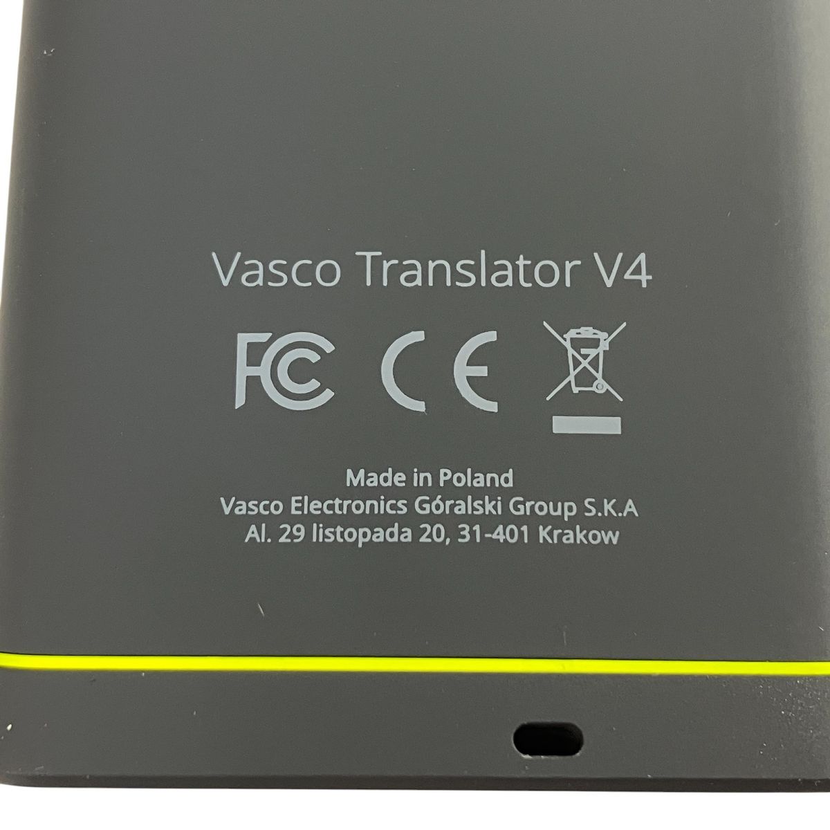 Vasco Translator V4 音声翻訳機 カメラ 対応 タッチパネル式