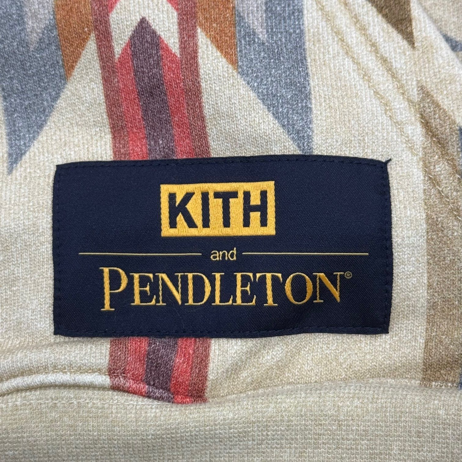 KITH × PENDLETON ネイティブ柄プルオーバー スウェット フーディー 