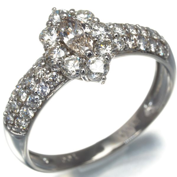 ダイヤ ダイヤモンド 1.00ct パヴェ リング Pt900 #165092