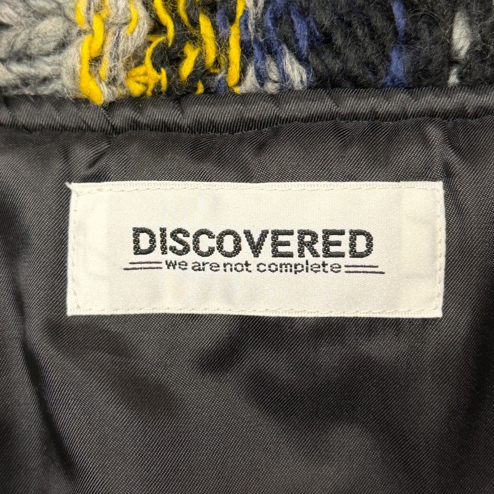 参考上代85800円 未使用品 DISCOVERED 24AW MIX KNIT SLEEVE