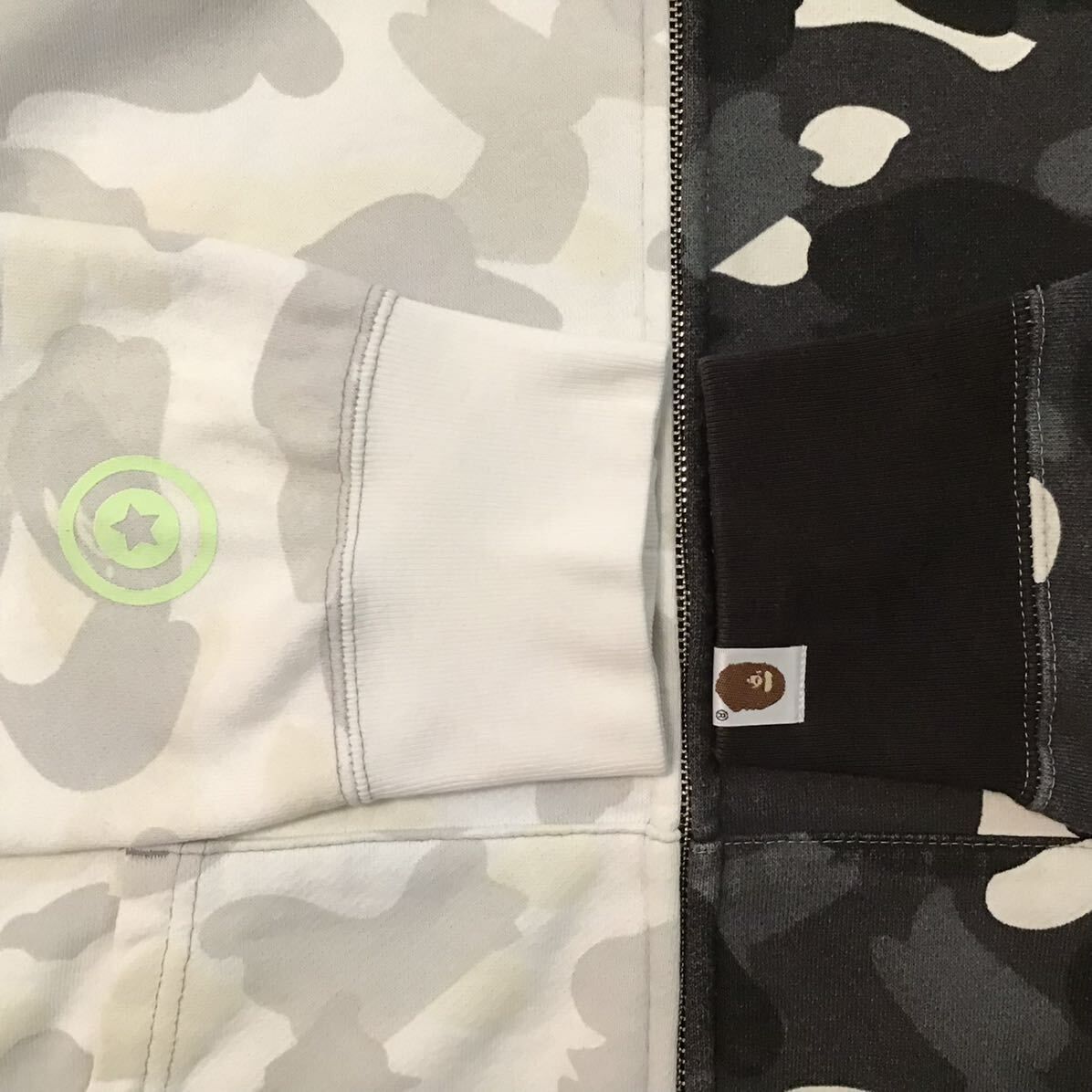 ☆蓄光☆ City camo シャーク パーカー Lサイズ shark full zip hoodie