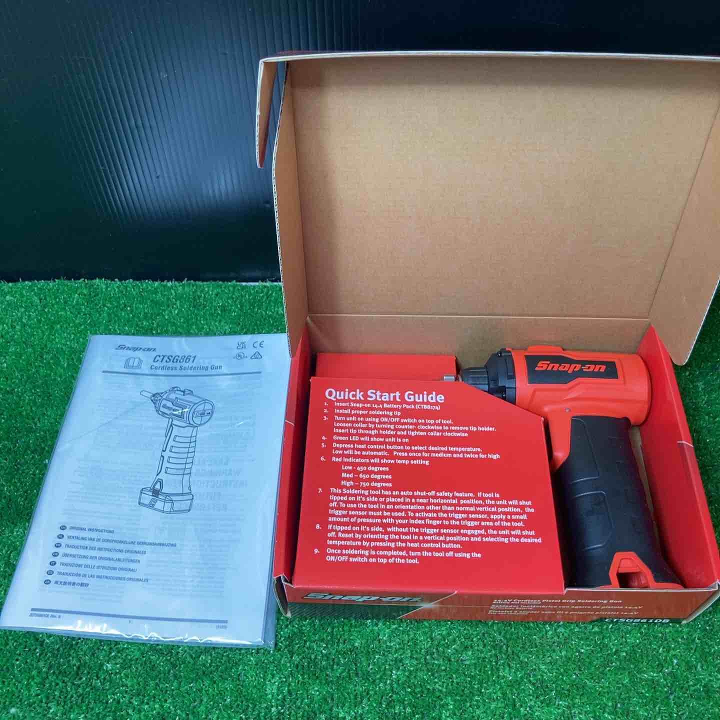 スナップオン Snap-on 14.4V コードレスハンダゴテ CTSG861DB 本体のみ 岩槻店