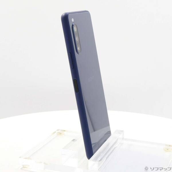 中古品〕 Xperia 10 II 64GB ブルー SO-41A docomoロック解除SIMフリー
