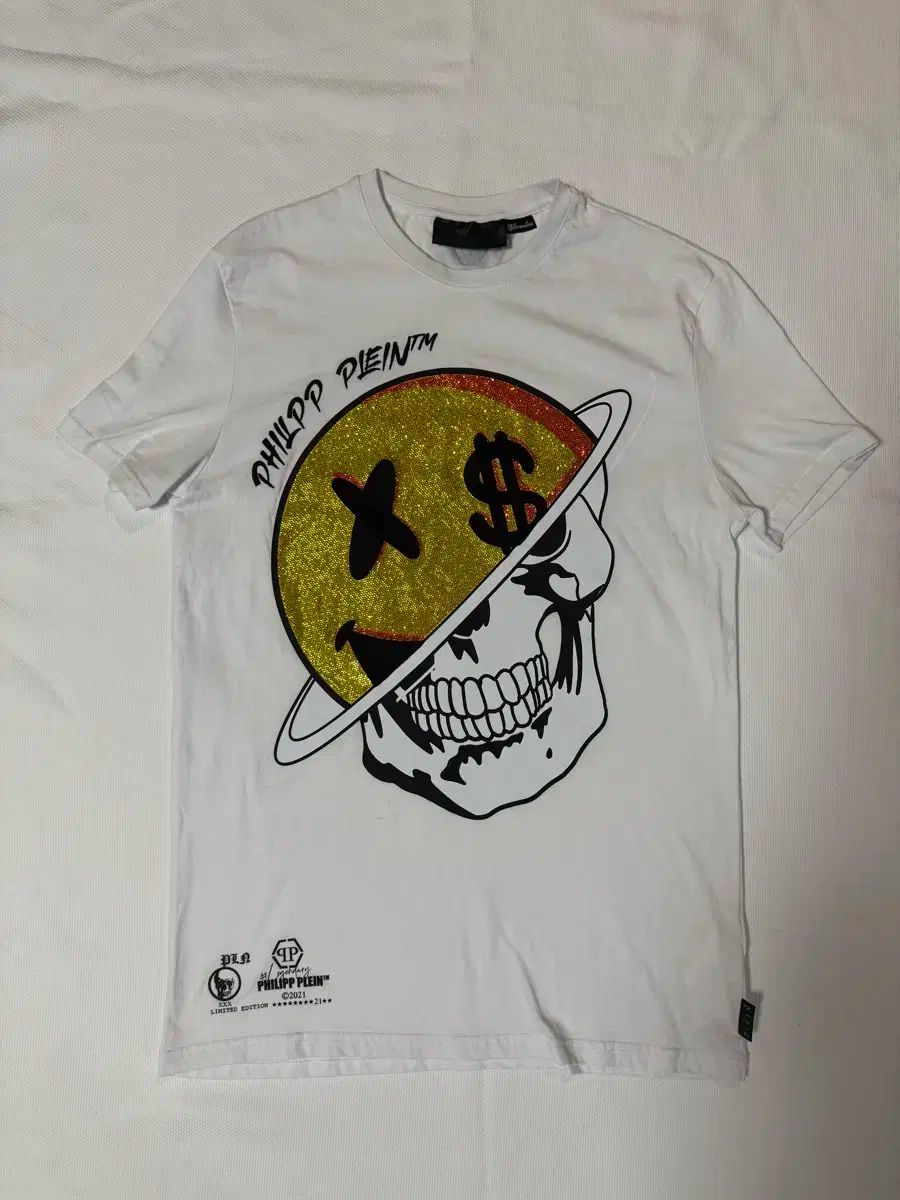 フィリップ プレイン レディース スマイル ホットピース クルーネック Tシャツ