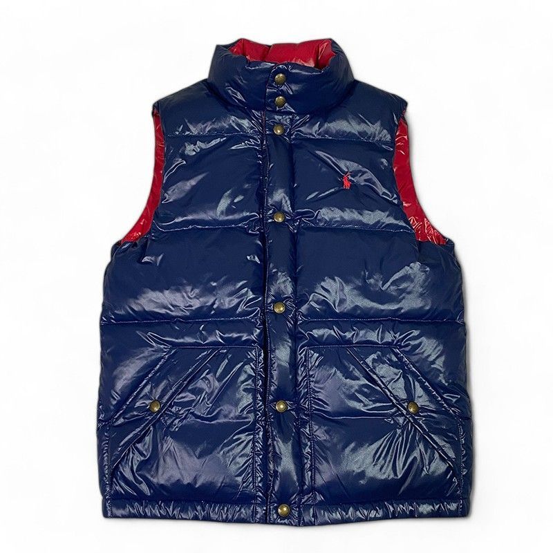 Polo Ralph Lauren リバーシブルダウンベスト　L 楽天市場】POLO Ralph Lauren Men's Leather York Reversible