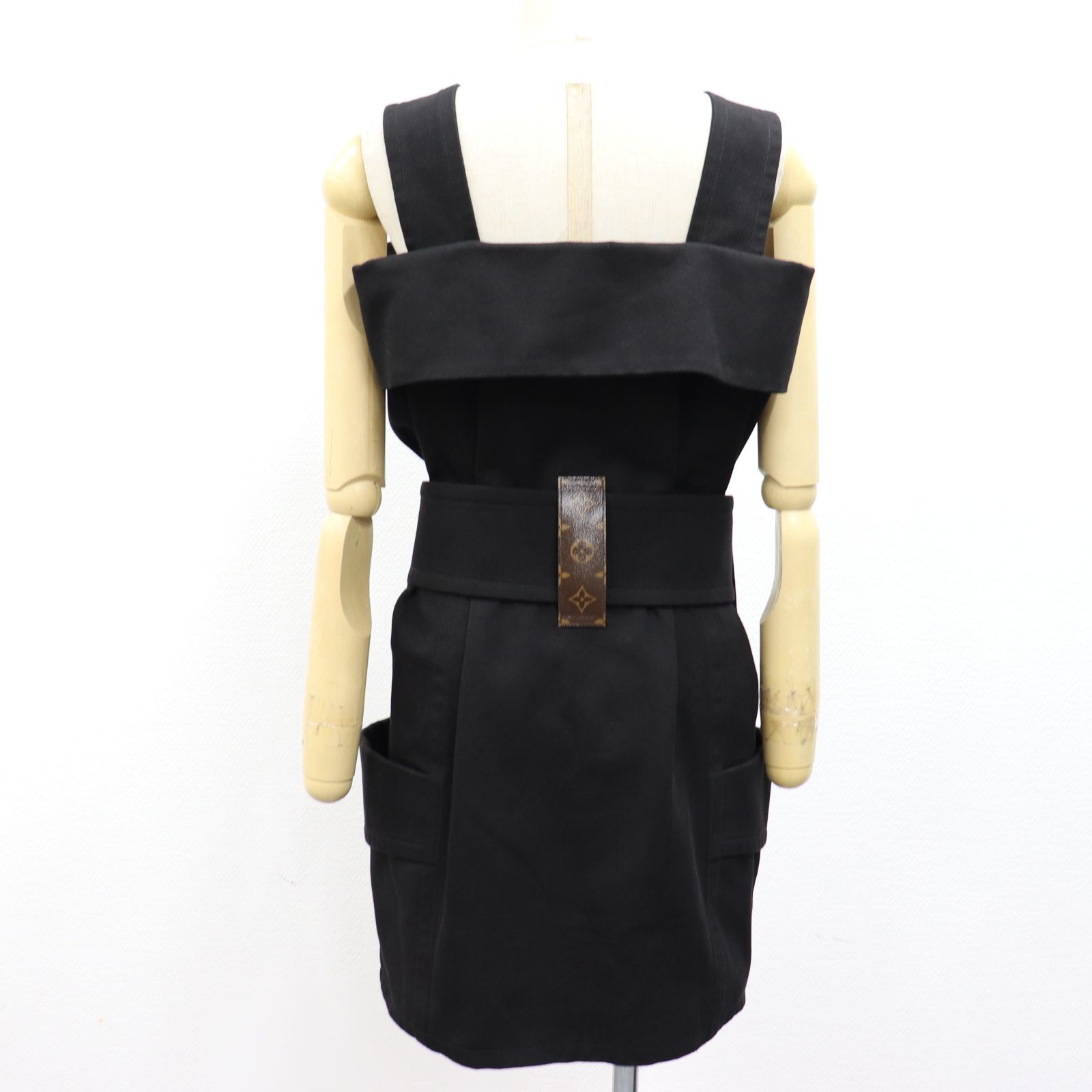 オーバーサイズベルトコットンドリルユーティリティドレスlouisvuitton オーバーサイズベルトコットンドリルユーティリティドレスlouisvuitton