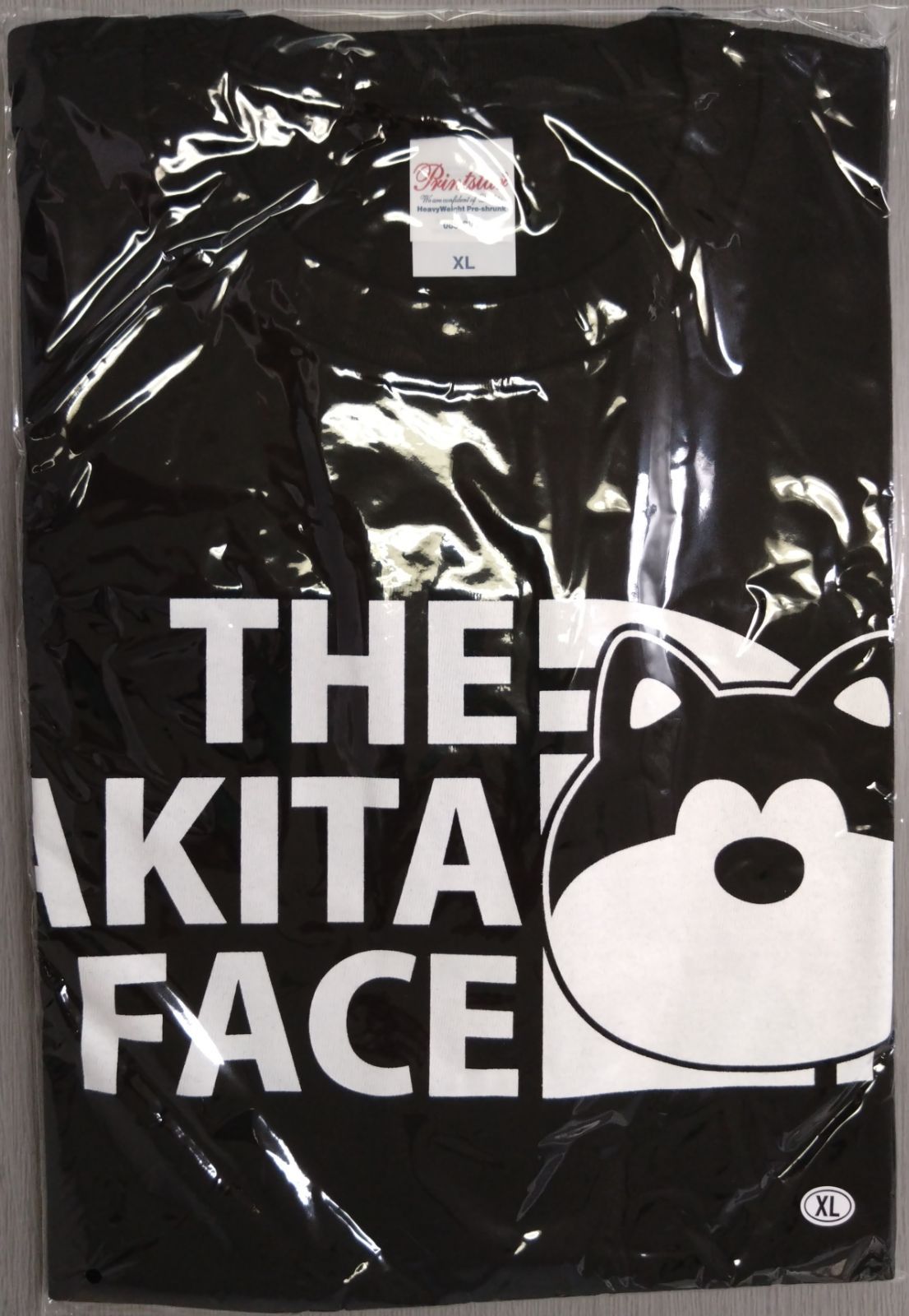 あきたさん Tシャツ（THE AKITA FACE）🌟秋田限定🌟大人用（XL） - メルカリ
