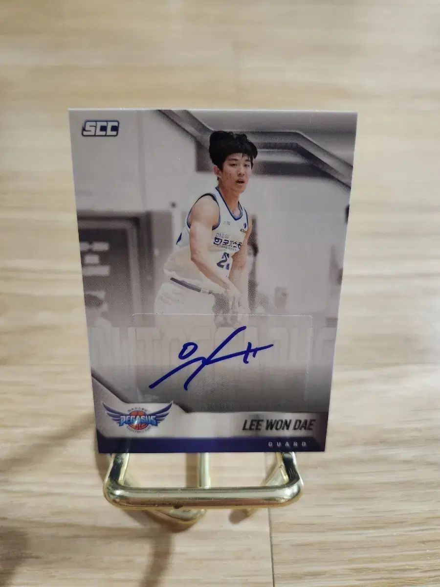 23scc kbl 33 限定 韓国ガス公社 イ・ウォンデ サインオート バスケ カード