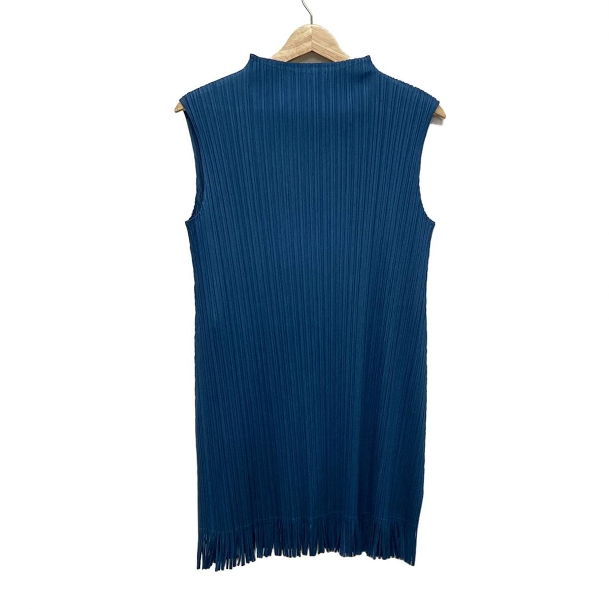 PLEATS PLEASE プリーツプリーズ プリーツフリンジノースリーブ PLEATS PLEASE プリーツプリーズ プリーツフリンジノースリーブ