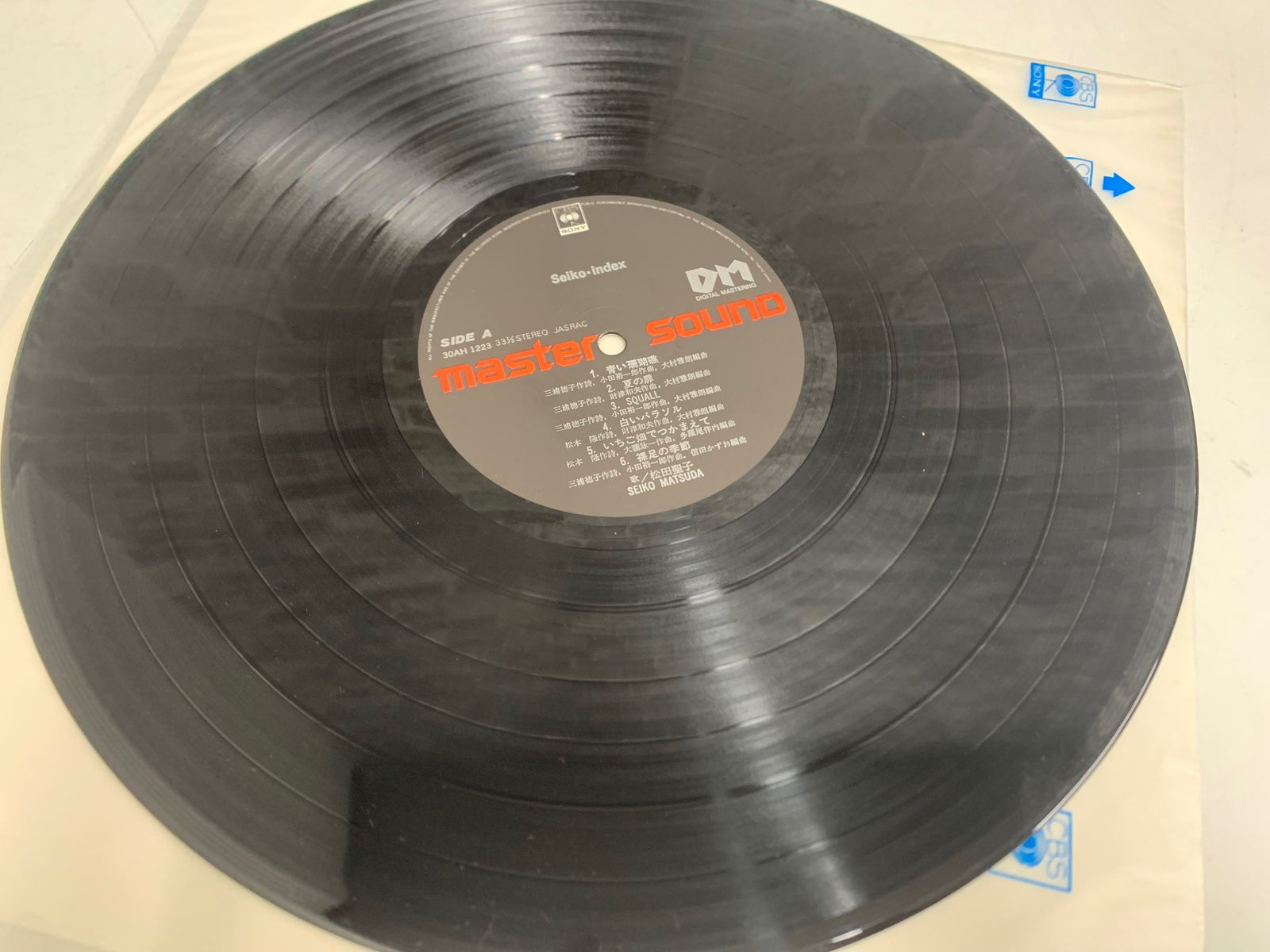 【美品】【ＬＰ】Seiko·index 　松田聖子　マスターサウンドレコード 松田聖子 / SEIKO INDEX [LP - 28AH 1438]：JAPANESE：アナログ