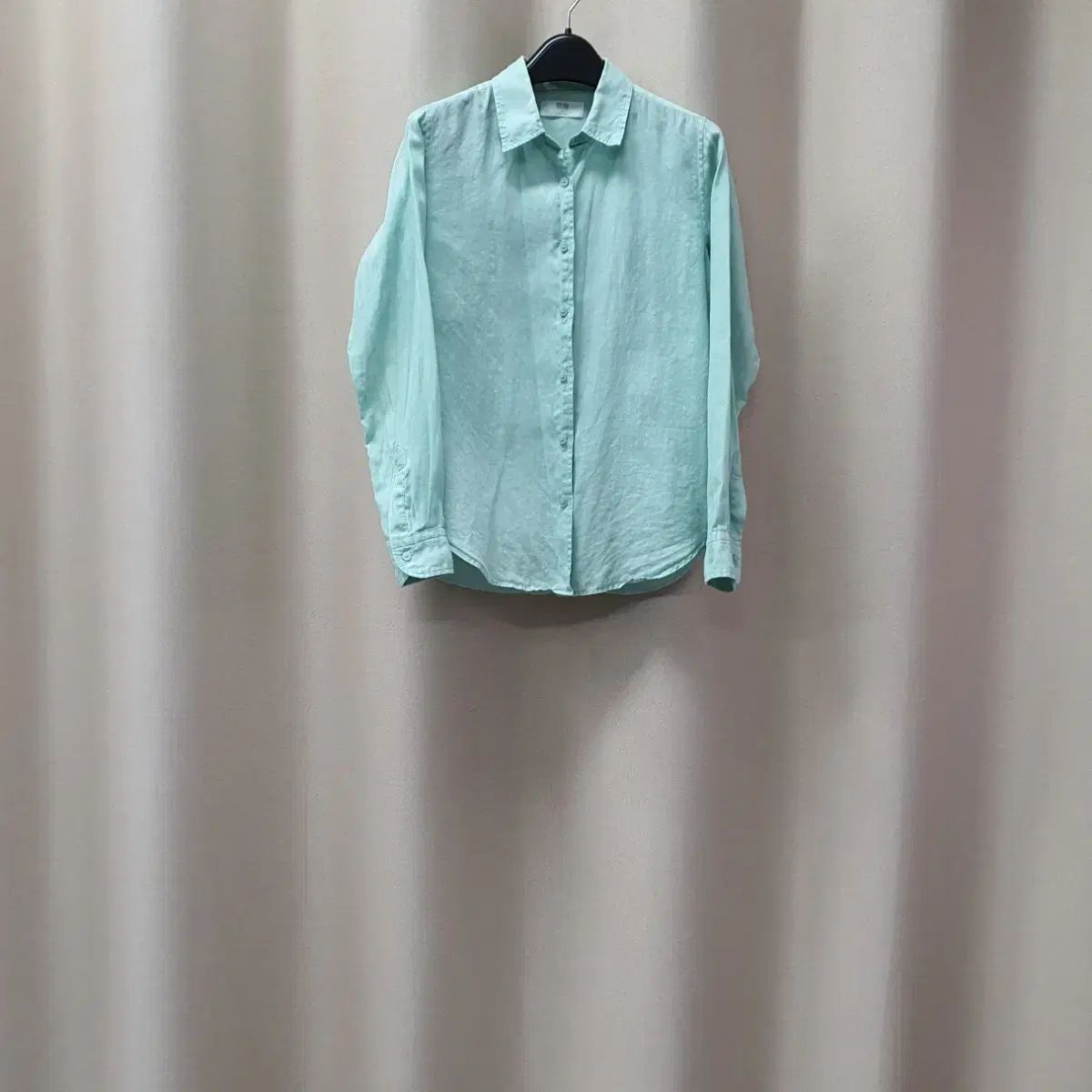UNIQLO(ユニクロ) 麻 100 ロングスリーブ シャツ - メルカリ