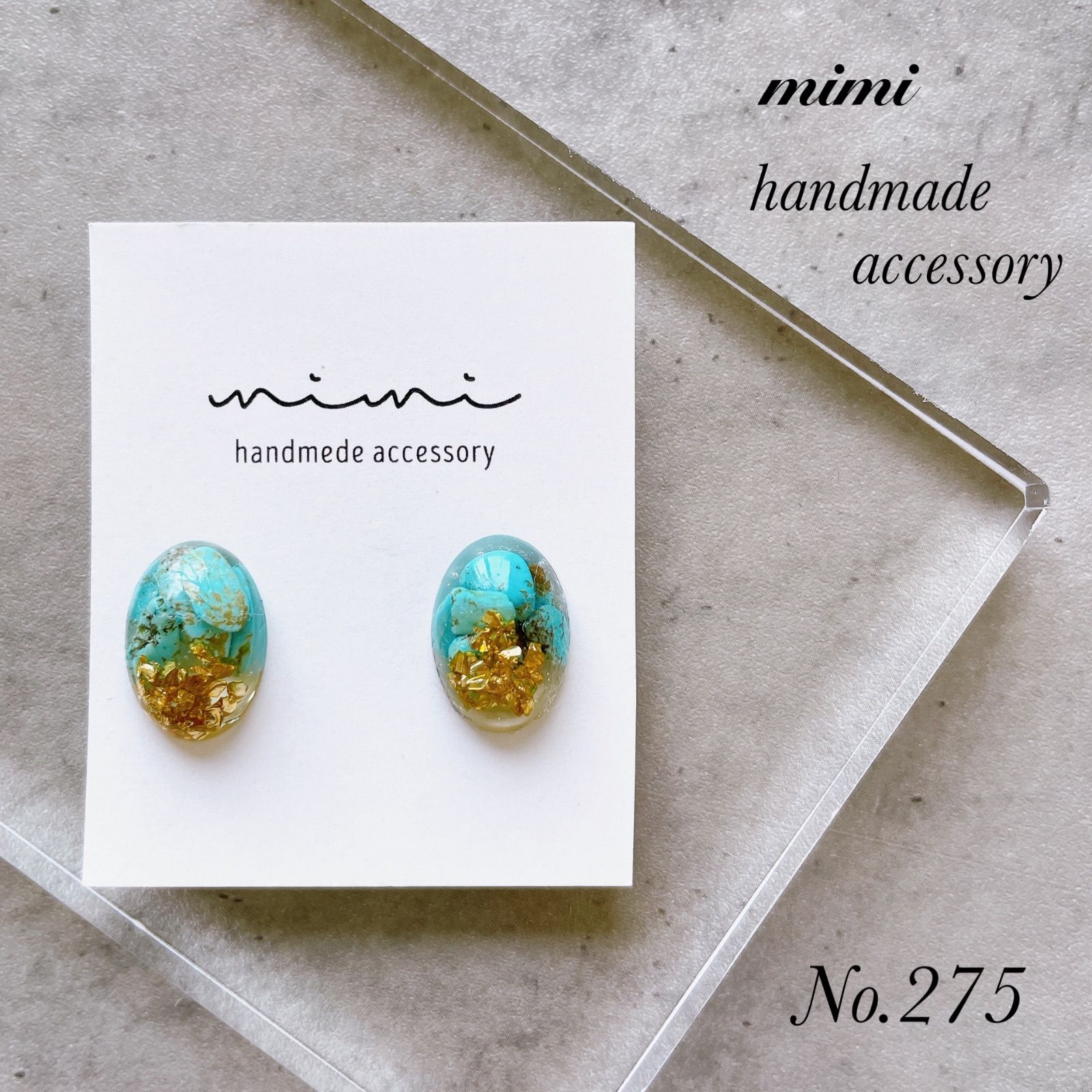 No.712❳▫▫ハンドメイド▫▫♡ レジンピアス◈イヤリング - ピアス