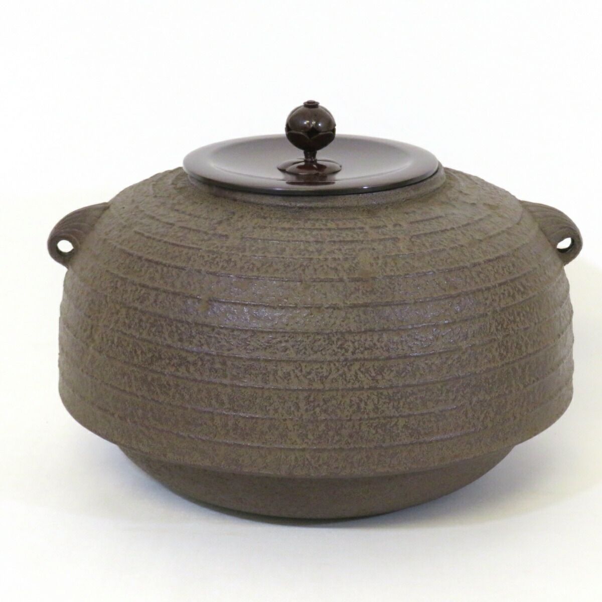 未使用品】釜師 佐藤清光作 平丸筋入釜 炉釜 茶道具【中古 美品】 - メルカリ