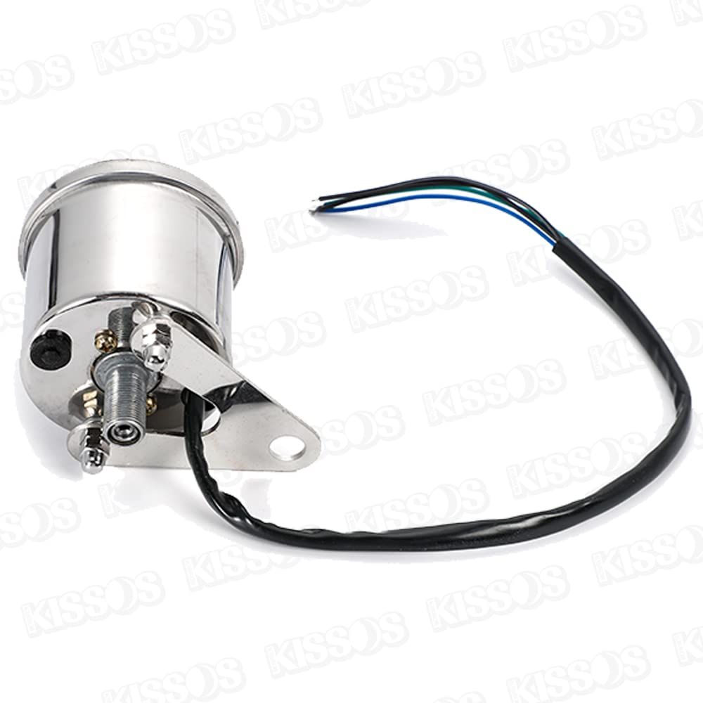 バイク デジタル スピード タコ メーター 12V LED 機械式 走行距離計 7