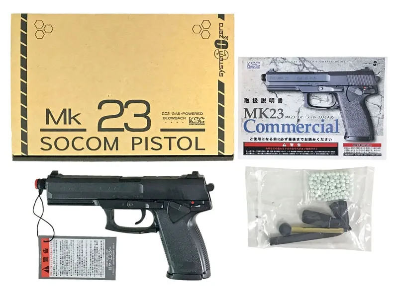 【新品未使用】KSC MK23 CO2 ガスブロ MK23(CO2) シリーズ｜CO2｜エアガン・ガス-ブローバック｜KSC
