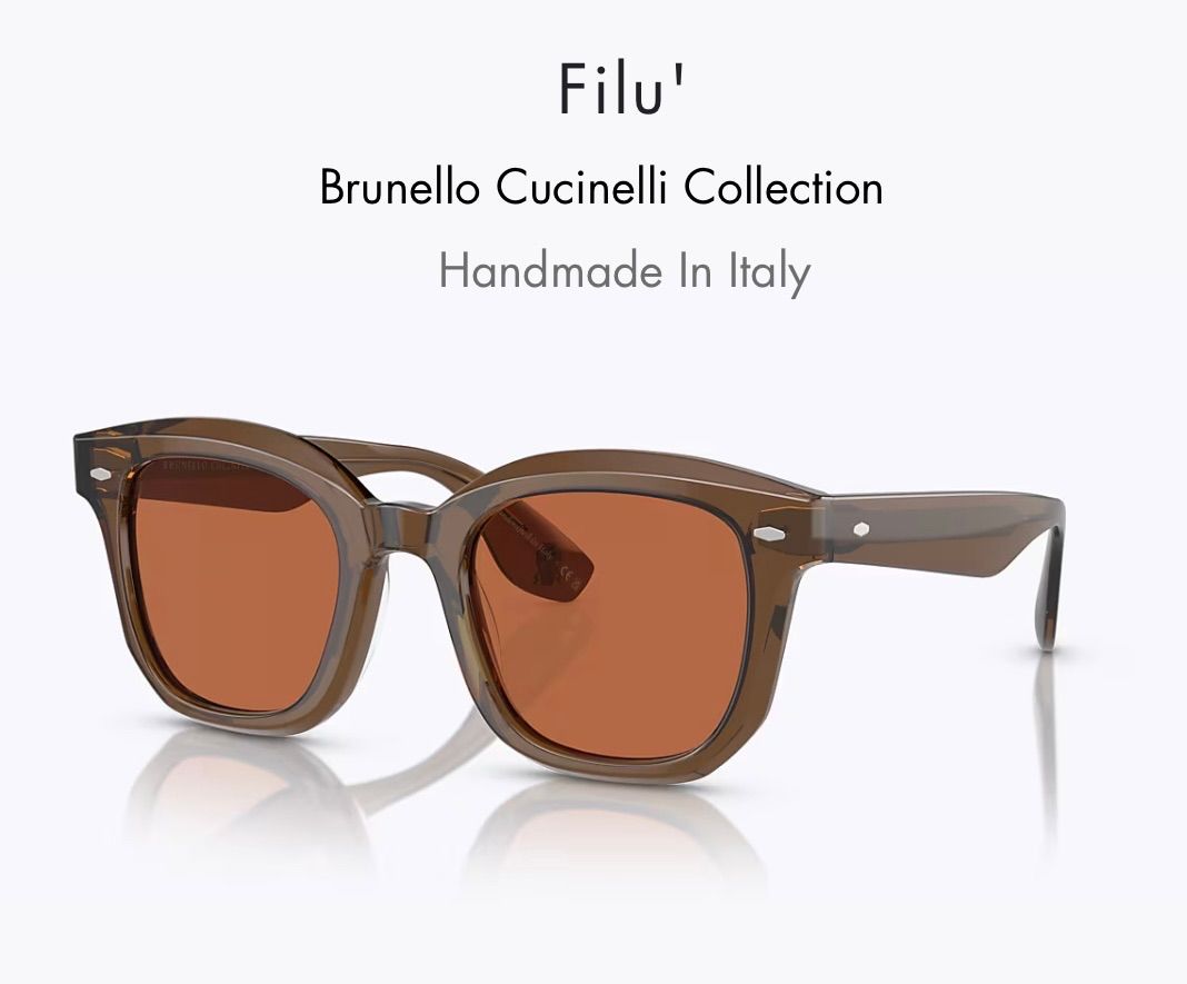 OV394 新品 OLIVER PEOPLES × BRUNELLO CUCINELLI Filuブルネロ