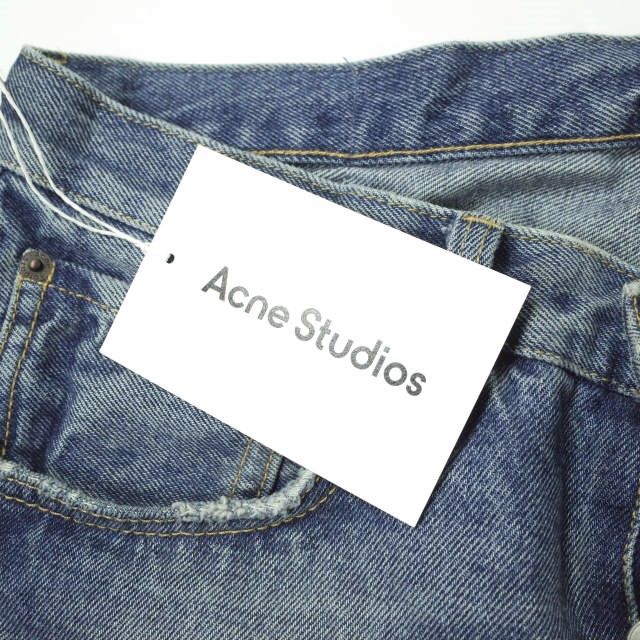 Acne Studios アクネストゥディオズ イタリア製 リラックスフィットジーンズ - 2003 B00149 29 Vintage Blue ダメージ加工  デニムパンツ ボタンフライ ボトムス g14260 - メルカリ