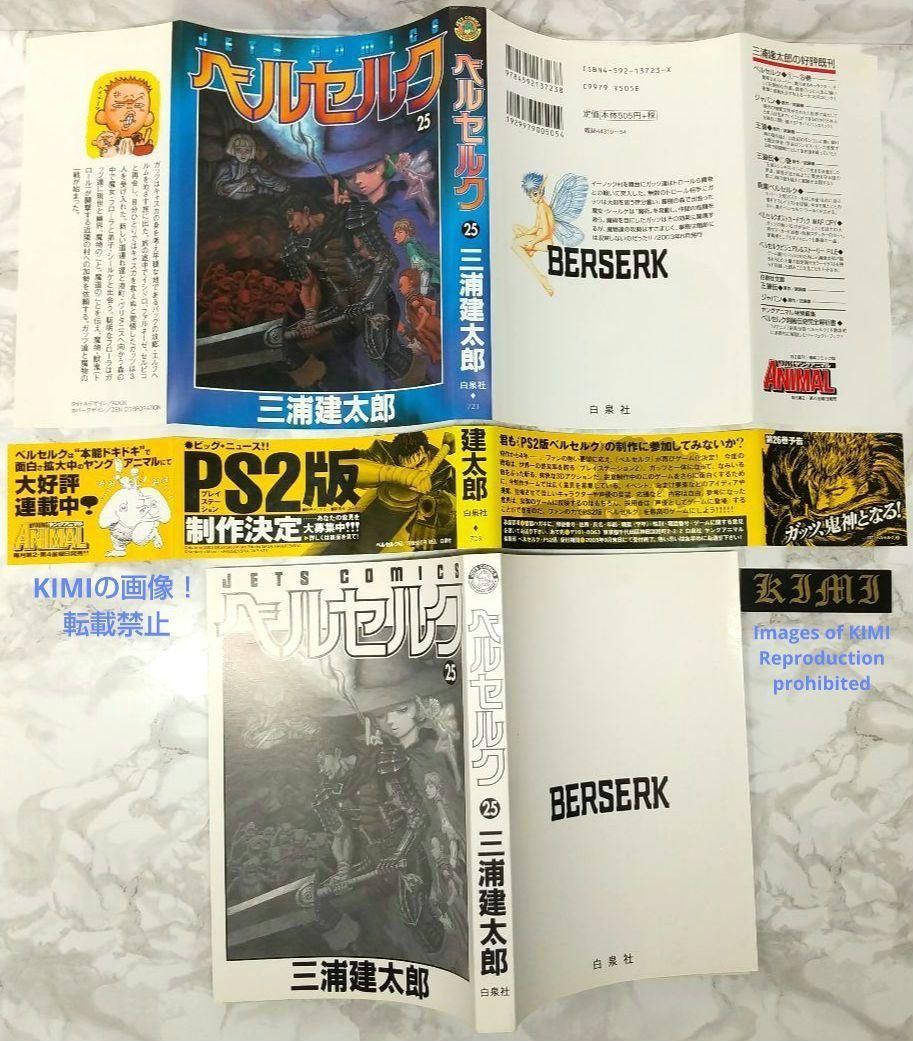 希少 初版 第1刷発行 ベルセルク 25 コミック漫画 本 2003 三浦建太郎