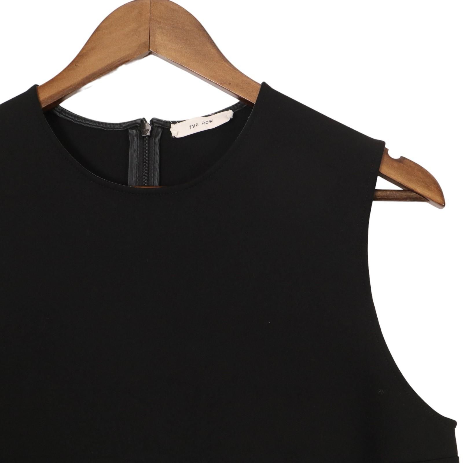 THE ROW ザ ロウ ノースリーブワンピース ブラック M - メルカリ 
