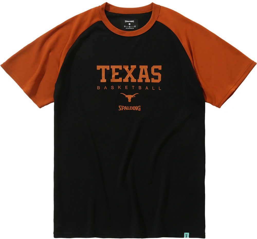 スポルディング SPALDING バスケット Tシャツ テキサス バスケットボール SMT23129TX 1000 ブラック