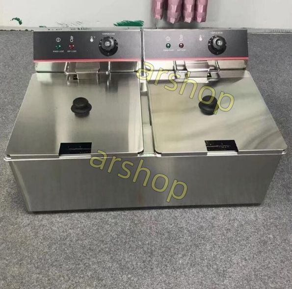 卓上型 電気フライヤー 2槽式 6L ｘ２ 12L 揚げ物天ぷら 単相 100V 厨房 業務 飲食 店舗 ピザ USTAUSTRALIA_COM_AU