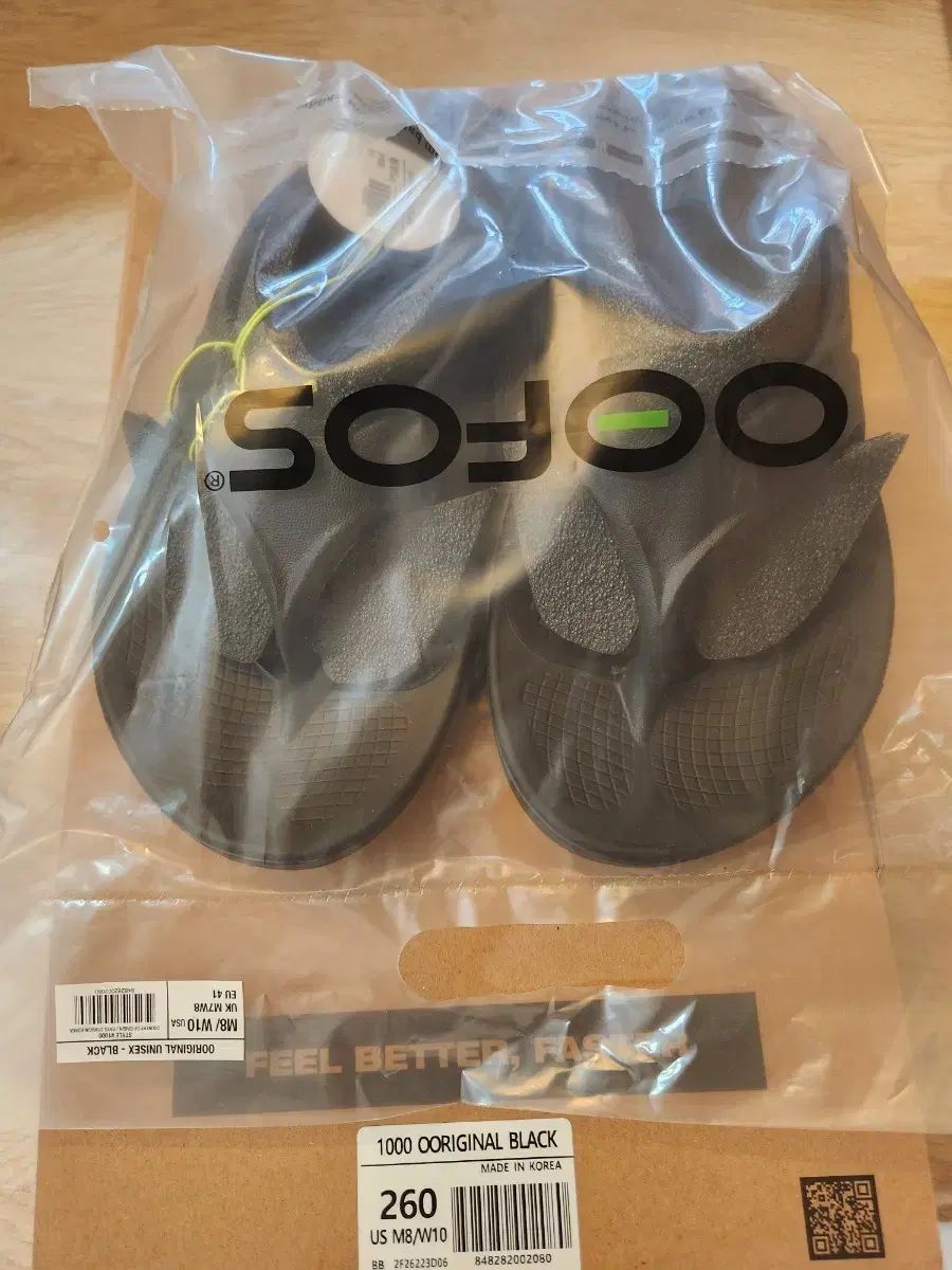 ウーフォス OOriginal ブラック ビーチサンダル 260 サイズ