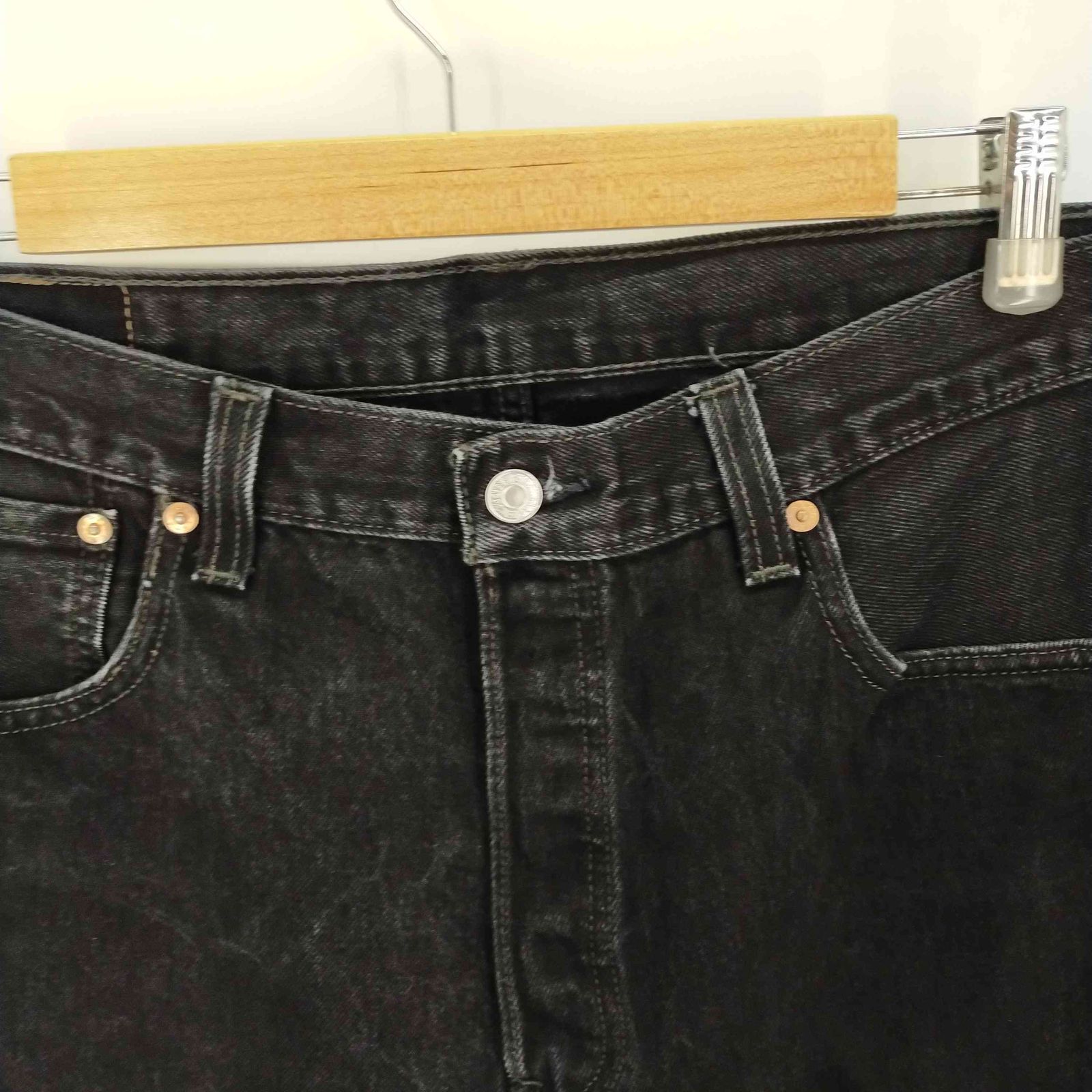 リーバイス Levis 00S エジプト製 501 後染めブラックデニム