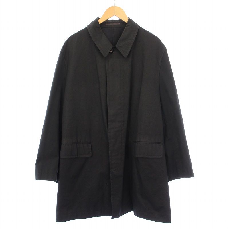 コムデギャルソンオム メルトンウール ピーコート ハーフコート 黒 ハンガー付き コムデギャルソンオム COMME des GARCONS HOMME 田中オム ステン