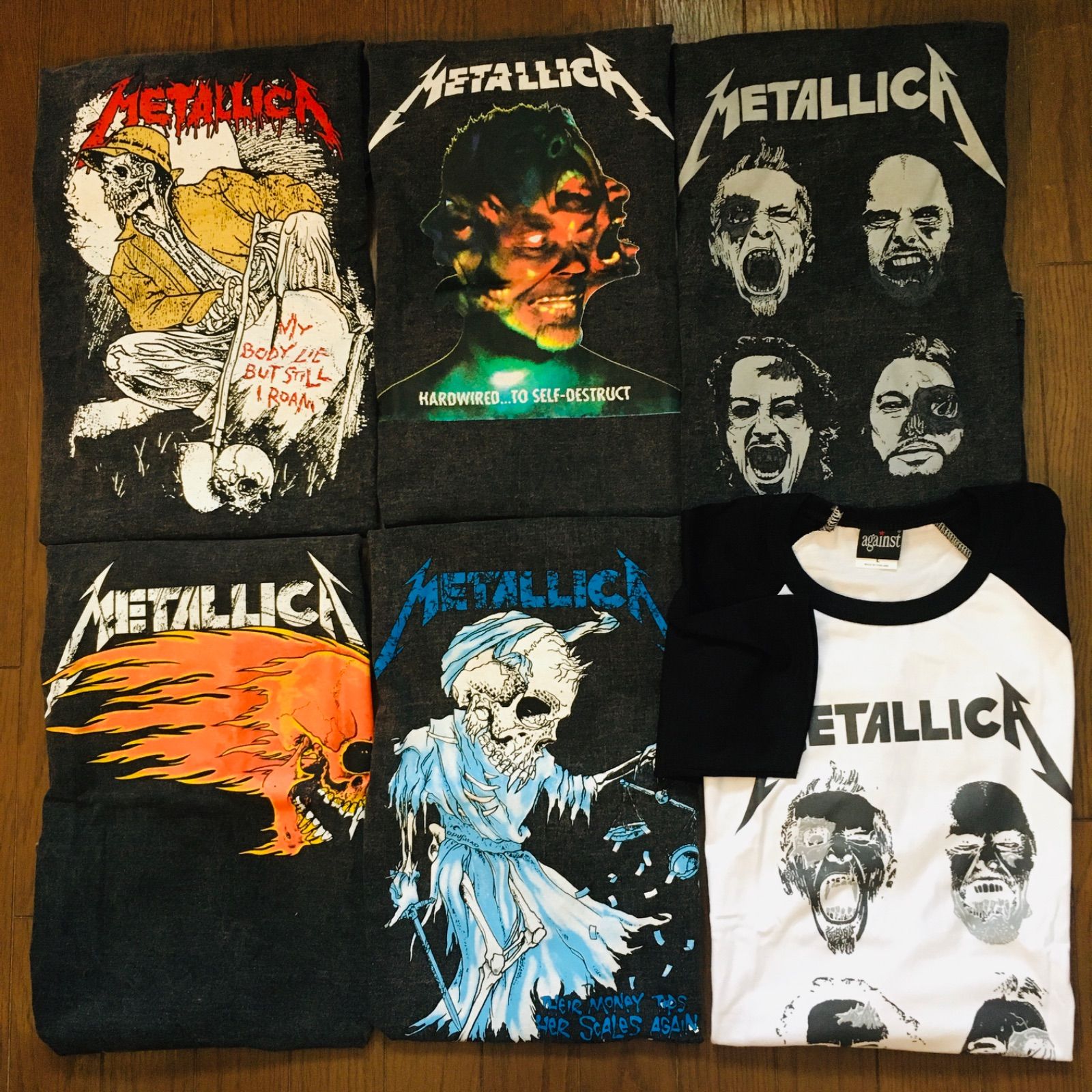 6枚 まとめ売り L メタリカ METALLICA バンドTシャツ ロックT 6枚 まとめ売り L メタリカ METALLICA バンドTシャツ ロックT