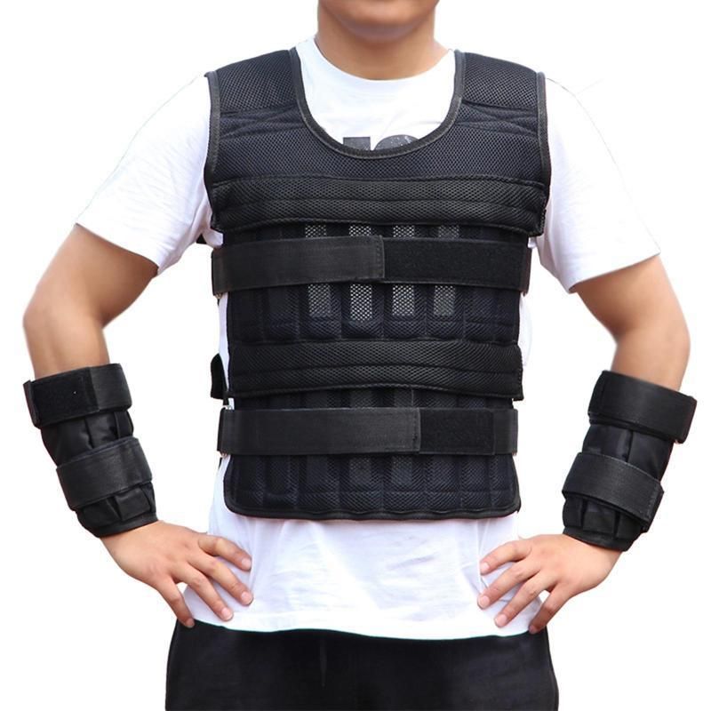 新着商品 ウェイトベストウェイトブレスレットアンクルウェイトジャケットトレーニング用のロードベストCUb