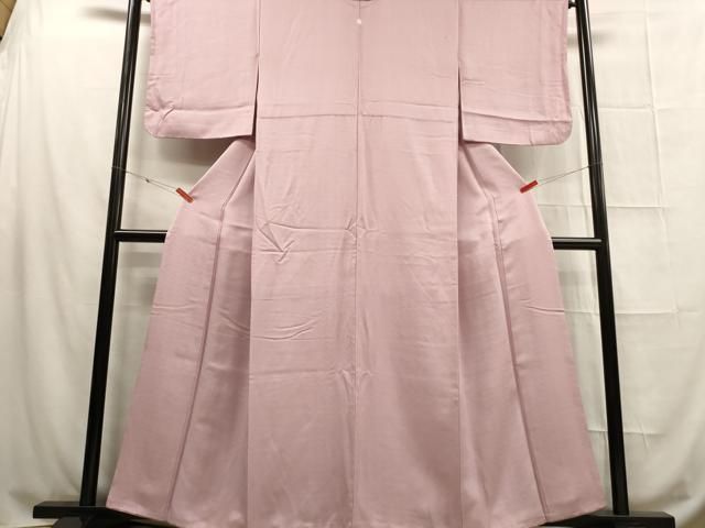 平和屋着物○上質な色無地 南天地紋 高麗納戸色 正絹 逸品