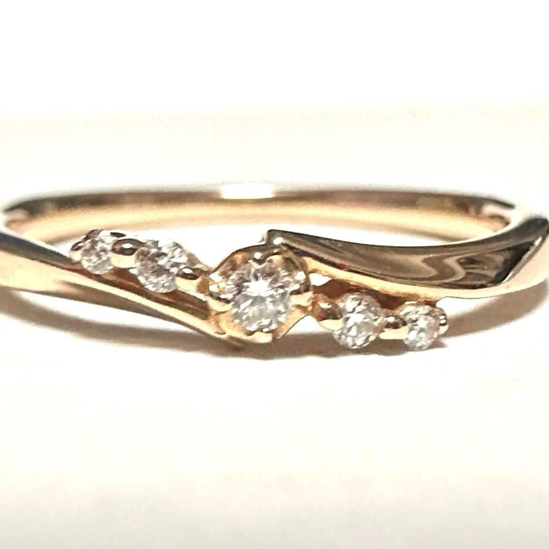 カナルヨンドシー Canal4℃ 指輪 リング K10 ダイヤモンド ゴールド