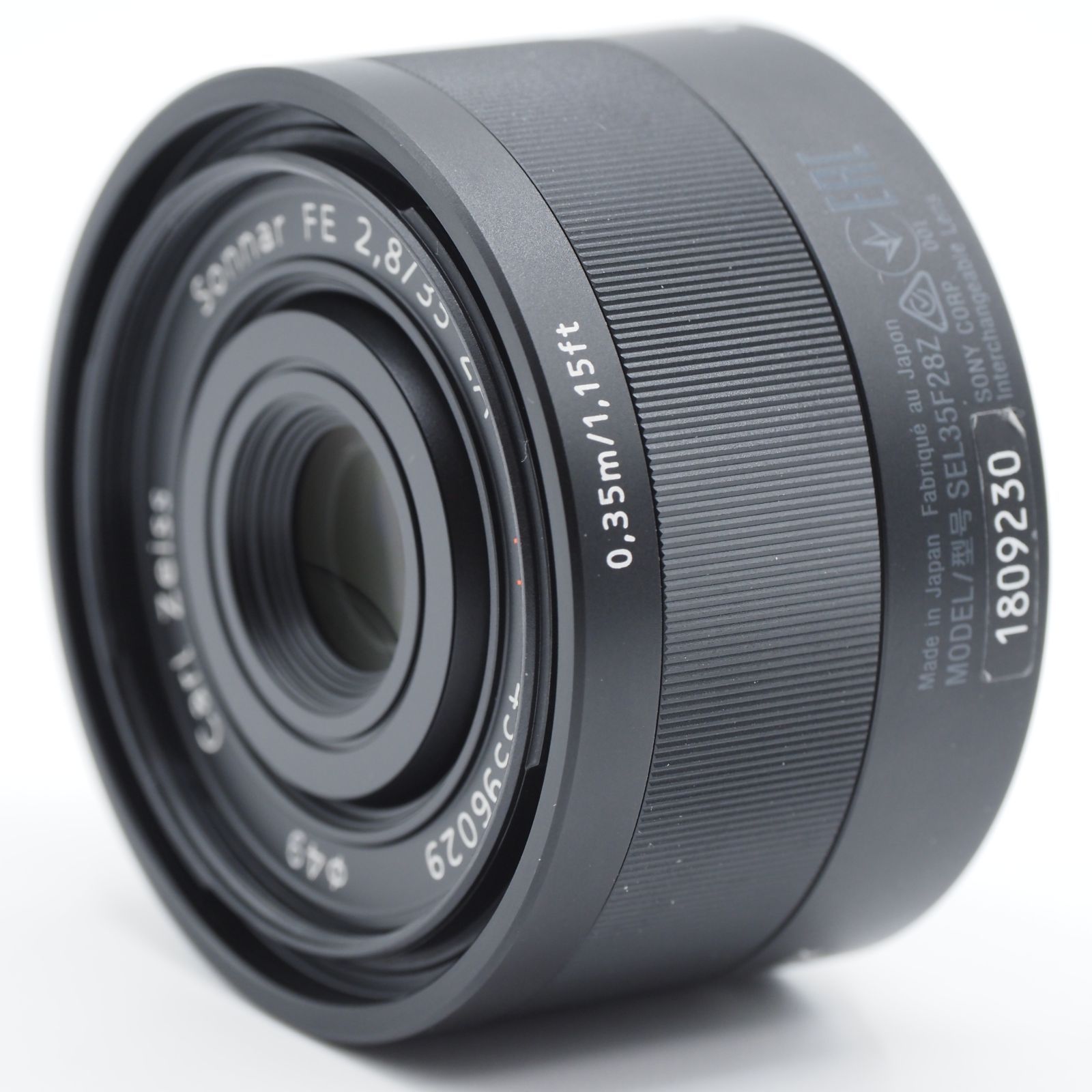 ★新品級・フィルター付き★ SONY ソニー Sonnar T* FE 35mm F2.8 ZA ツァイスレンズ SEL35F28Z #1848