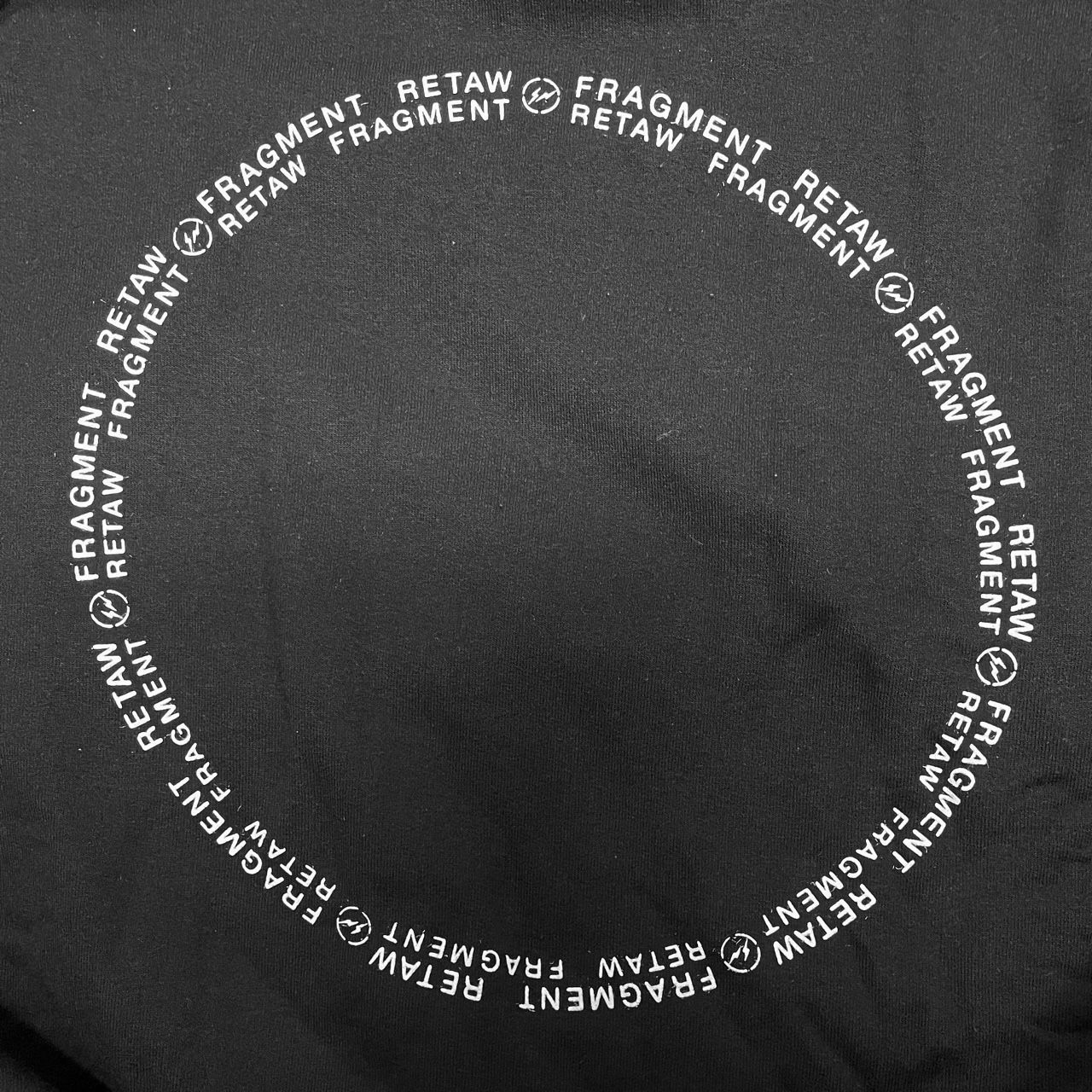retaW × FRAGMENT DESIGN コラボ ロゴプリント スウェット フーディー 
