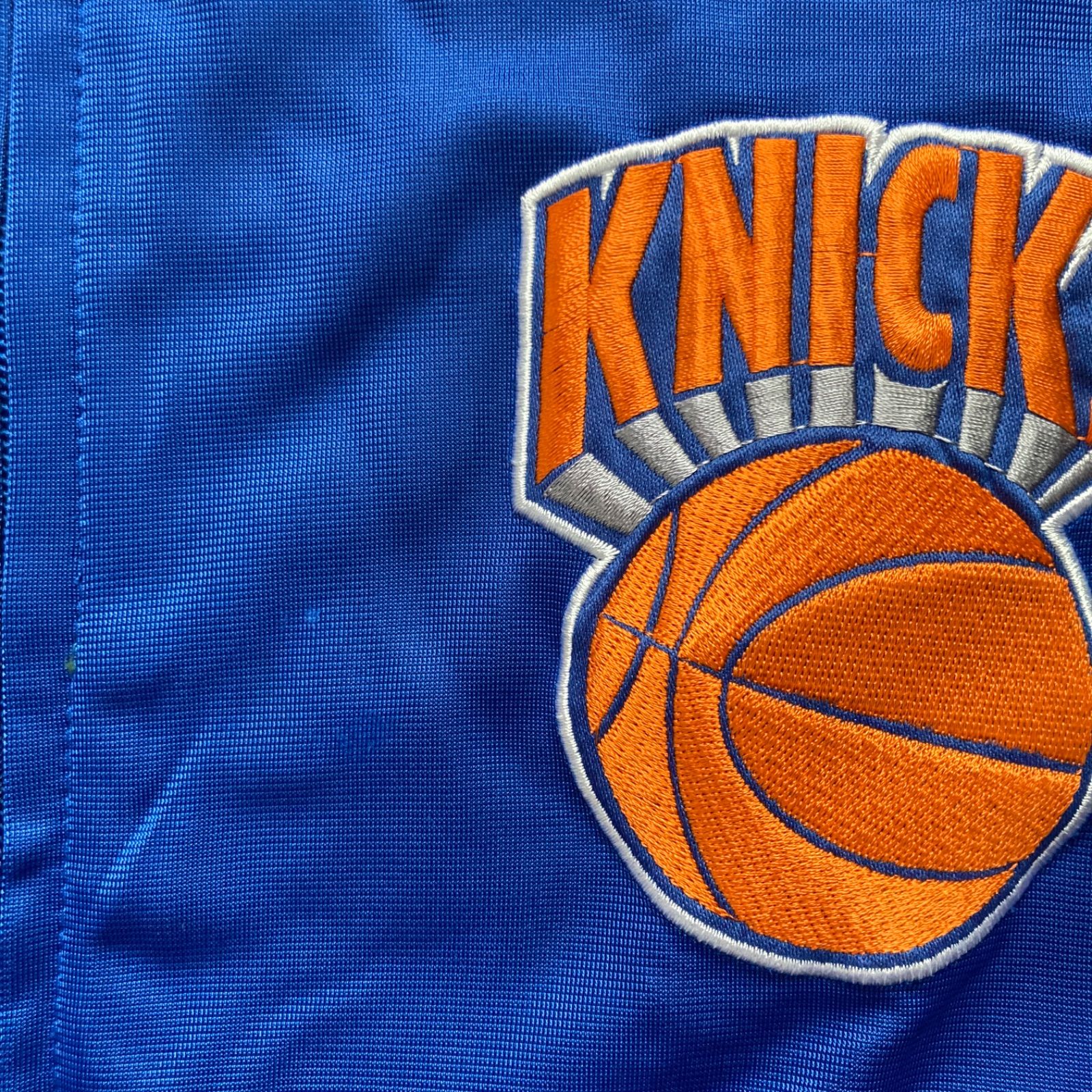 海外規格XL】古着 トラックジャケット NBA New York Knicks 刺繍ロゴ