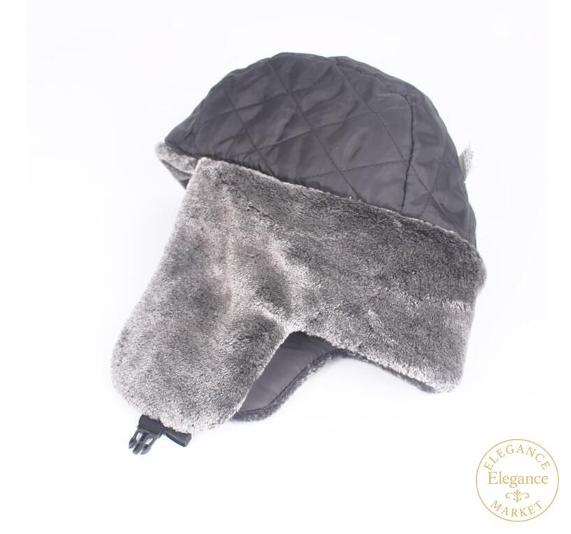 304 SKULL BLK hat キャップ ハット スキー帽子 ロシア パイロット