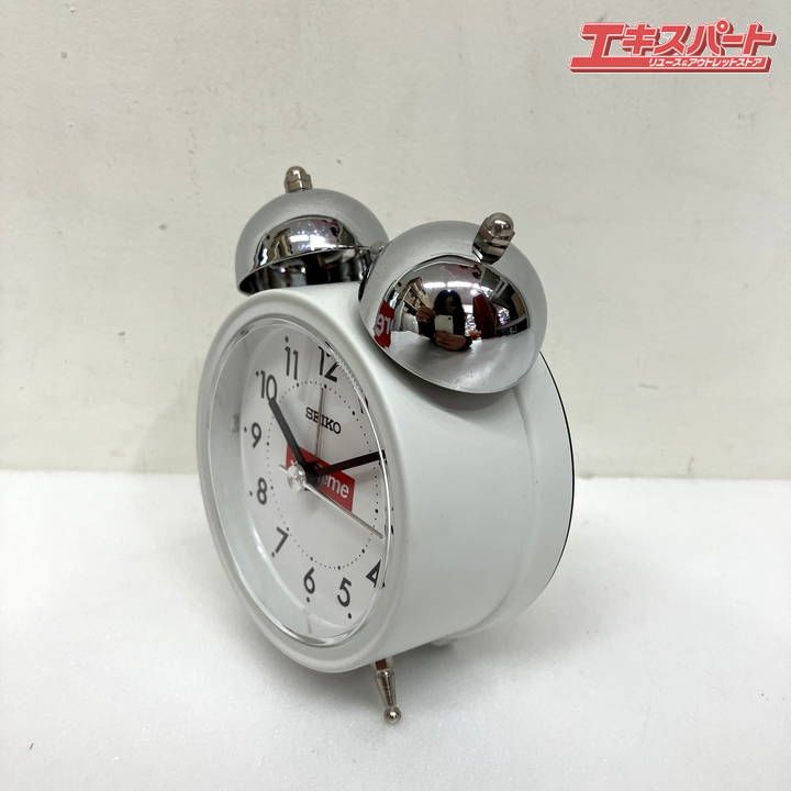 中古　Supreme Alarm Clock White Supreme Seiko Alarm Clock White FW22 - Brand New | eBay