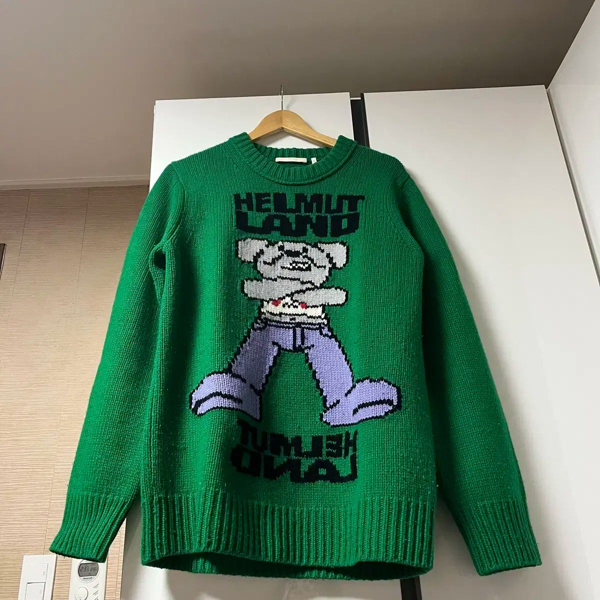 M Helmut Lang(ヘルムート・ラング) インタルシア ニット セーター - メルカリ