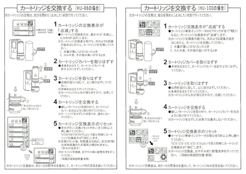 ヒューマンウォーター交換用カートリッジ 型式 HUD-K オムコメルカリショップ メルカリ