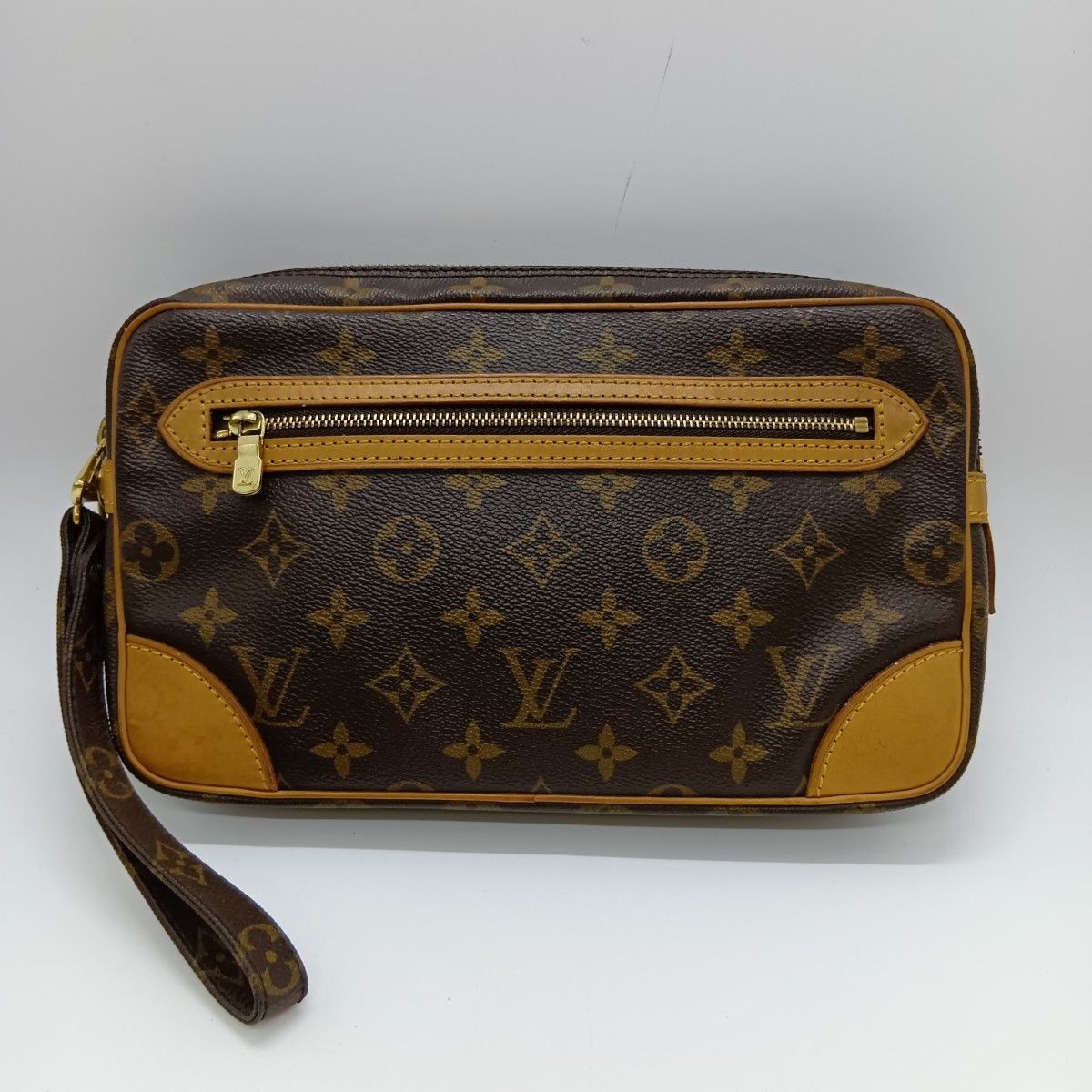 ◎◎LOUIS VUITTON ルイヴィトン モノグラム マルリードラゴンヌGM セカンドバッグ M51825 ブラウン ジャンク品