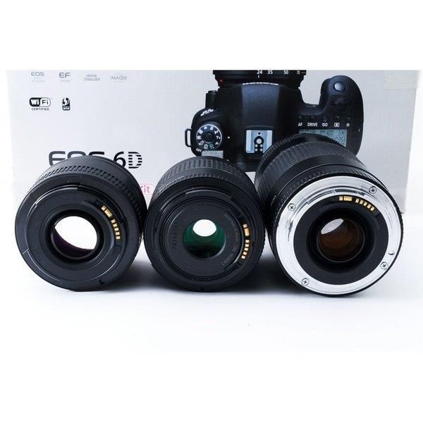 キヤノンCanon EOS 6D mark II標準&望遠&単焦点レンズセット キヤノンCanon