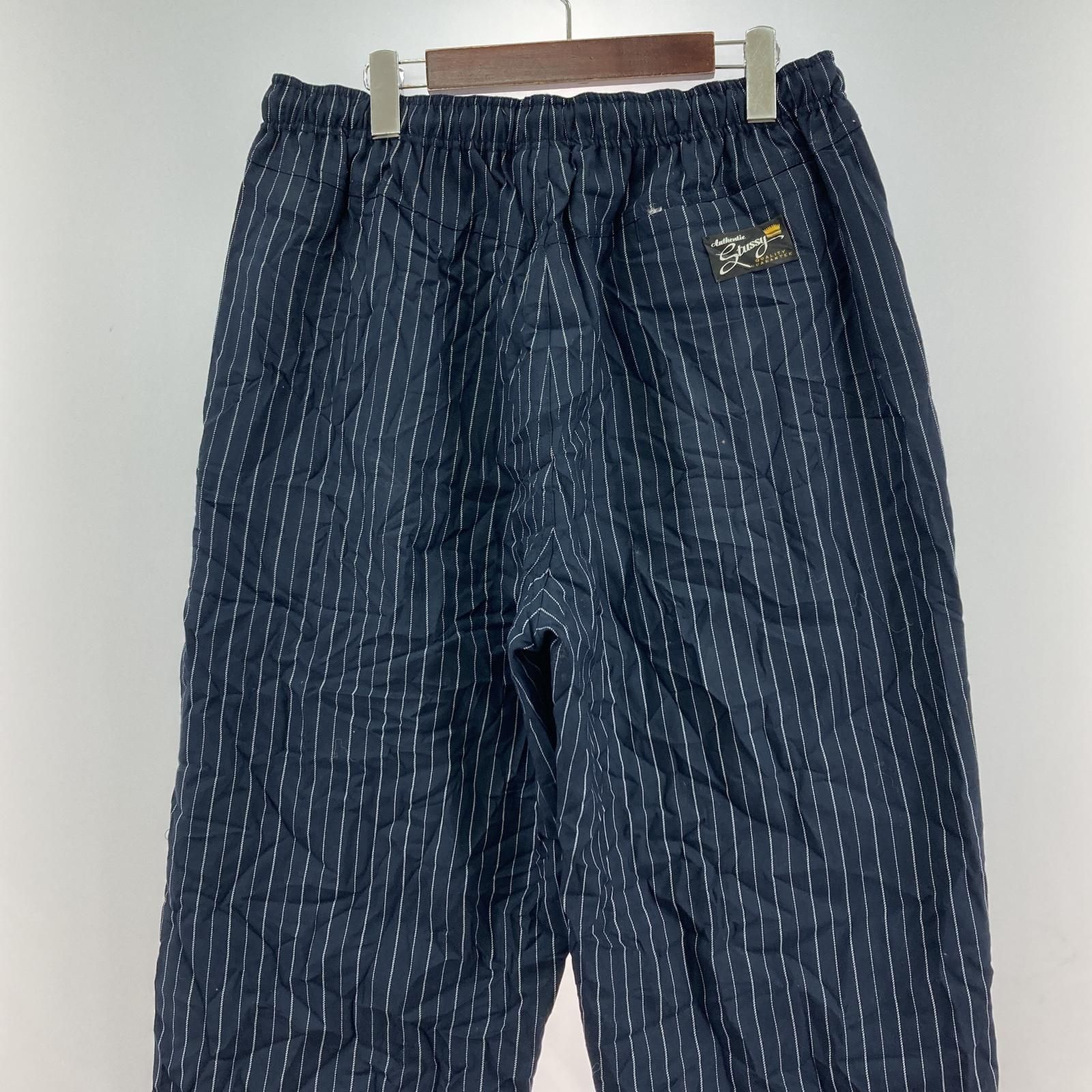 まつSTUSSYストライプ ウエストゴムパンツ ストライプ STUSSY(ステューシー) パンツ・ボトムス(メンズ