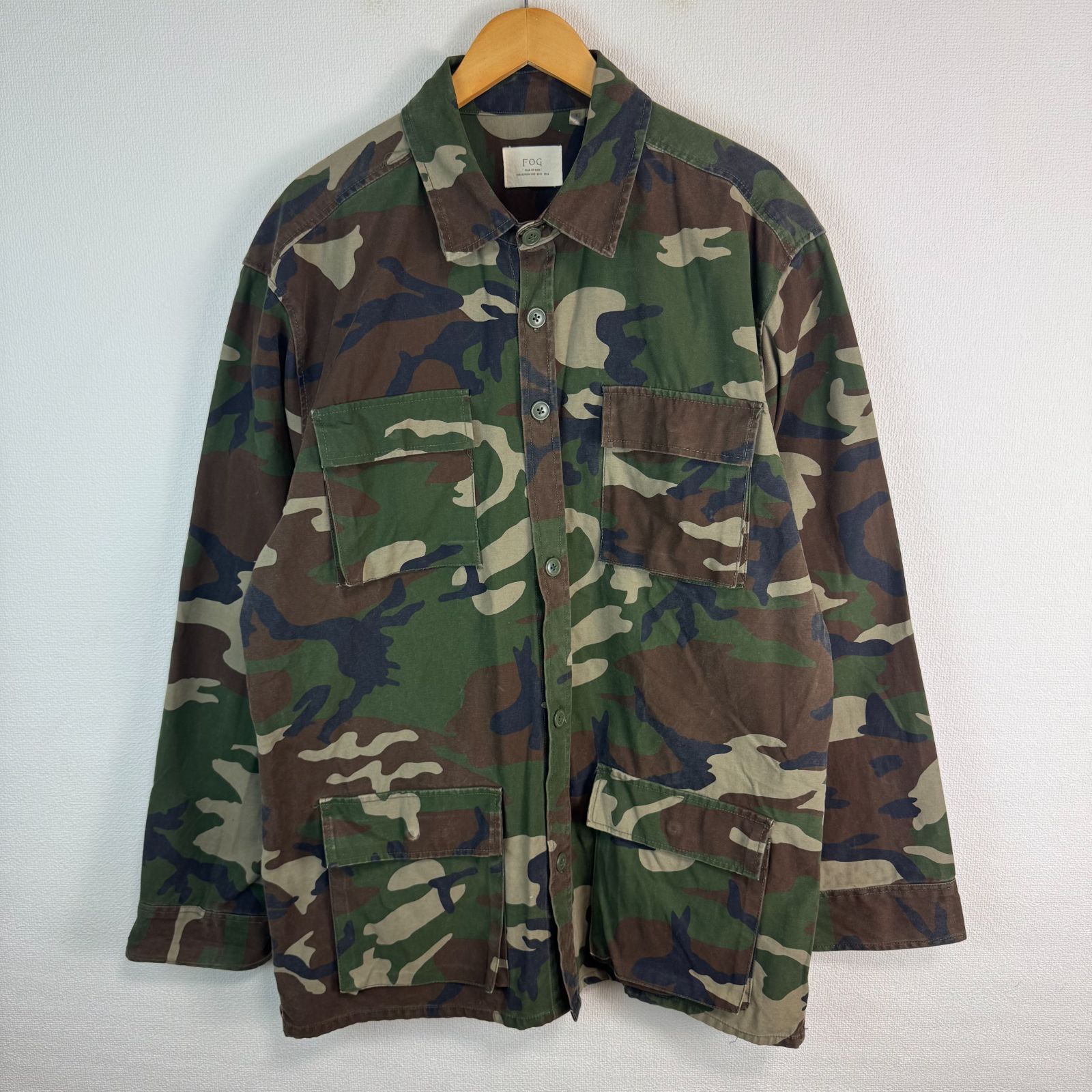 Fear of God フィアオブゴッド FOG 迷彩 カモフラ柄 アノラック 
