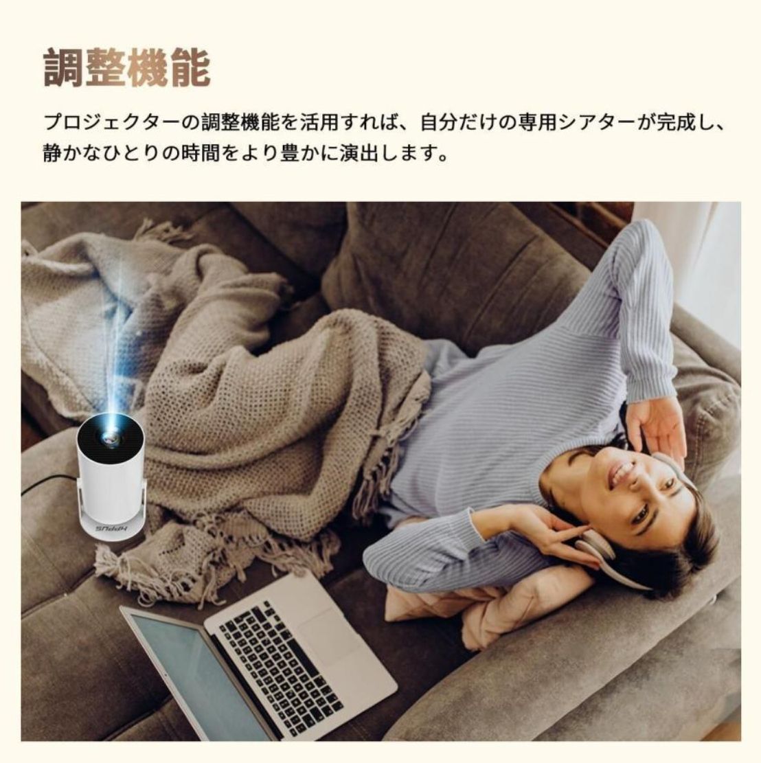 プロジェクター 軽量 本体 4k 小型 天井投影 Android TV 11 2025 自動台形補正 短距離 スピーカー内蔵 HDMI 家庭用 wi-fi6 リモコン 一人暮らし ホームシアター MEBLE-SODAR_PL