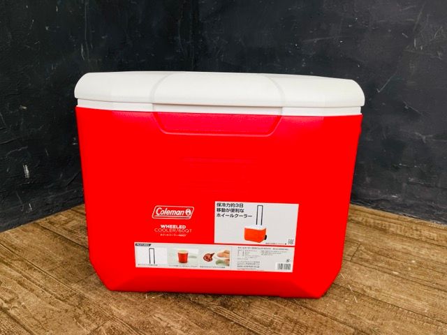 Coleman 2000027864 ホイールクーラー 60QT レッド/ホワイト クーラー 