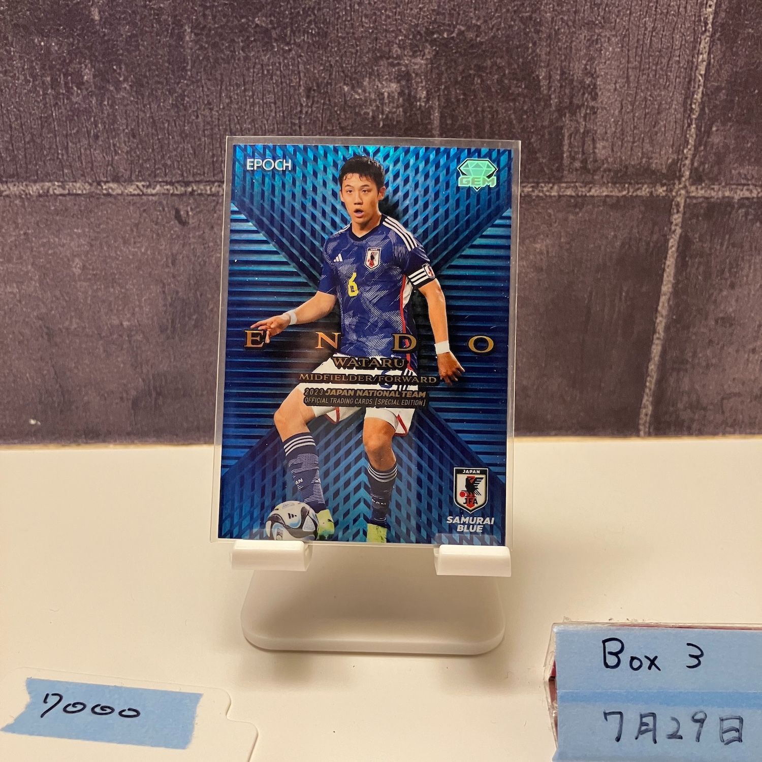 ☆SAMURAI BLUE 日本代表 SE 遠藤航 30/40 直筆サインカード Yahoo!オークション - 2022 EPOCH 遠藤航 10枚限定 直筆サイン